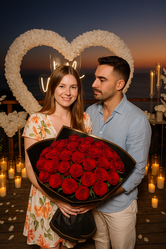 Luxe Boeket 50 Rozen